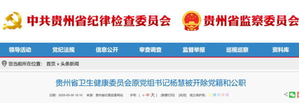 汇盈配资 女厅官杨慧被开除党籍和公职！曾花4000万买别墅、850万装修，极尽奢华→