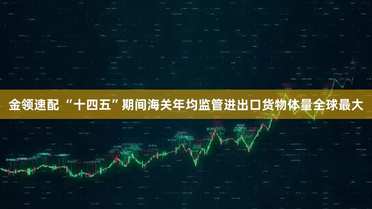 金领速配 “十四五”期间海关年均监管进出口货物体量全球最大