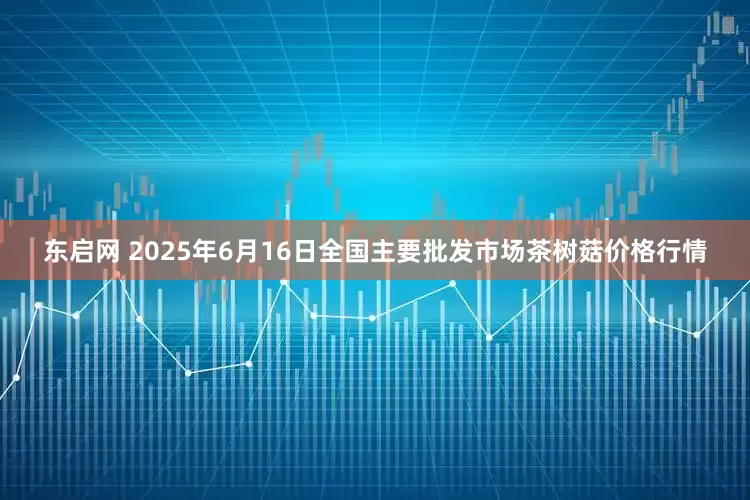 东启网 2025年6月16日全国主要批发市场茶树菇价格行情